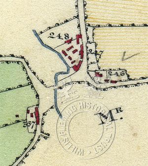 Detail of Swaythling Farm from Surveys of Stoneham, 1818