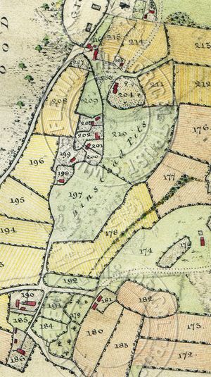 Binstead from Survey of the Estates on the Isle of Wight, 1817