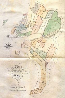 The General Map of the Romsey Estates, surveyed by John Whitcher in 1819.