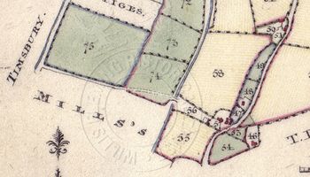 Detail of Gulley Farm, surveyed by John Whitcher in 1819.