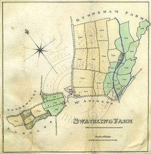 Swaythling Farm from Surveys of Stoneham, 1818